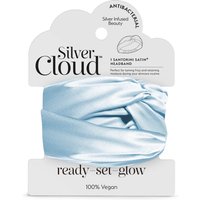Silver Cloud Satin+ Headband Santorini Blue