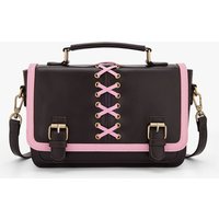 Victoria Vintage Vegan Messenger Bag