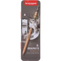 Graphite Expression Sketching Pencils Set of 6
