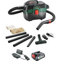 Bosch ADVANCEDVAC 18V-8 P4A 18v Cordless Portable Wet and Dry Vacuum Cleaner 8L 1 x 2.5ah Li-ion Battery Charger No Case