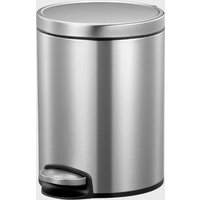 Eva Bathroom Pedal Bin, 5L By EKO | Colour Option: Titanium Blue | Pack Size: 2 Pack Bundle