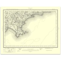 Ordnance Survey Pwllheli 1896-1904 - Historical Reproduction Map
