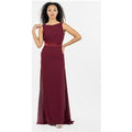 TFNC Halannah Burgundy Maxi Dress