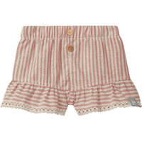 Snug Katoenen Zomer Shorts - Terracotta - 12 maanden
