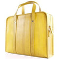 Reclaimed Fire Hose Compact Briefcase By Elvis & Kresse | Colour: Yellow