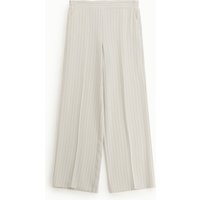 Pantalon palazzo rayé taille classique