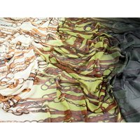 Deadstock Polyester Georgette Fabric Green