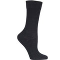 1 Pair Black Sensitive London Left And Right Comfort Cuff Cotton Socks Ladies 2.5-5 Ladies - Falke