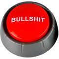 Fun BS Buzzer Game Button - Interactive Sound Toy, Battery-Operated, Ages 6+, Party & Family Fun | Wowcher