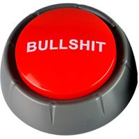 Fun BS Buzzer Game Button - Interactive Sound Toy, Battery-Operated, Ages 6+, Party & Family Fun | Wowcher