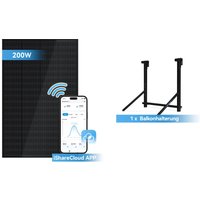 Ray Balkonkraftwerk 200W~1200W | Schild | 1 Modul (200W) | 0m