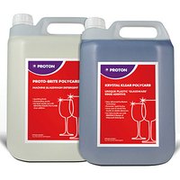 Proto-Brite Polycarb Detergent &amp; Krystal Klear Polycarb Rinse Aid 5ltr (Case of 2)