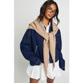 Triangle Scarf, Beige