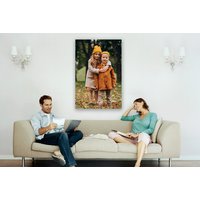 A1 Personalised Photo Canvas Wall Art (76 x 51cm) - Custom Home Decor | Wowcher