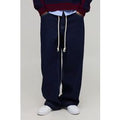 Tall Wide Fit Rope Belted Jeans, Azul