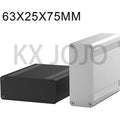 Aluminum Enclosure 63*25*75mm Split Case PCB Silver/Black Instrument Box DIY Electronic Project Case DIY Power Supply
