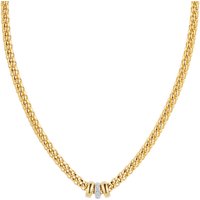 18ct Yellow Gold Solo 0.10ct Diamond Necklace