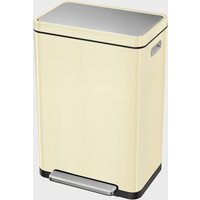 X Cube Recycling Bin, 20+20L By EKO | Colour Option: Cream