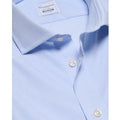 Camicia non iron azzurra a quadretti fitted bruges bruges francese