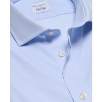 Camicia non iron azzurra a quadretti fitted bruges bruges francese