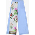 Pantaloni palazzo stampa floreale e righe