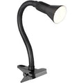 Searchlight 4122BK Clip on Desk Lamp in Black with Table Clamp