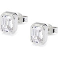 Emerald Cut Stud Earrings