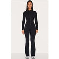 Petite Black Contour Sculpt Foldover Pants