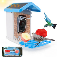 Smart Bird Feeder with Camera – Solar Powered 2.5K 5MP HD Camera,  AI Recognition & App Control