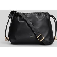 Borsa a spalla Ninon mini in Poliuretano Nero