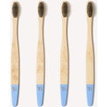 Adult Bamboo Toothbrush - 4 Pack - Firm Bristles