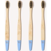 Adult Bamboo Toothbrush - 4 Pack - Firm Bristles