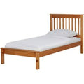 Aspley Single Wooden Bed Frame Oak Stain Stylish and Durable Bedroom Furniture