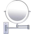 Make-Up Spiegel - Batterij - Chroom