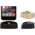Mophie Lightning Desktop Charging Dock - Fast Charge, Case-Friendly Stand for iPhone 5/6/7 (Black or Gold) | Wowcher