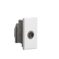 KnightsBridge Screened TV Outlet 25 x 50mm - White