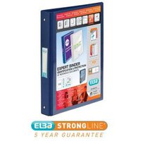 Elba Vision Ring Binder PVC Clear Front Pocket 4 O-Ring Size 25mm A4