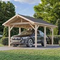 12' x 17' Palmako Robert Wooden Carport (3.5m x 5.1m)