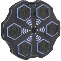Smart Music Boxing Machine - 9-Speed Wall-Mount, LED Display, High-Density PU Foam | Wowcher