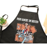 "Papa kocht am besten" - Die Superhelden-Kochschürze für gastronomische Abenteuer!