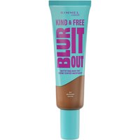 Rimmel London Kind & Free BLUR IT OUT Mattifying Skin Tint 30ml (Various Shades) - 607 Mahogany