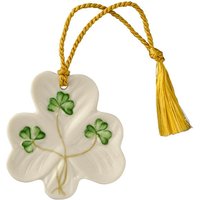 Belleek Classic Shamrock Hanging Ornament