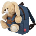Zaino in Denim con Peluche