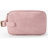 Elena Large Vegan Leather Toiletry Bag