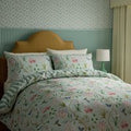 Sanderson Clementine Single Duvet Cover SET, Raspberry/Sea Breeze