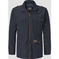 Veste style militaire BROR bleu bleu foncé