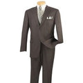 Vinci Men's Wool Feel Executive Suit 2 Piece Solid Color