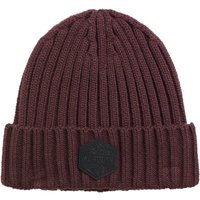 Weird Fish Monreith Beanie Aubergine Size ONE