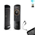 Rii i25A 2.4G Mini tastiera wireless universale Air Mouse telecomando con jack per auricolare per Smart TV Android TV Box Fire TV