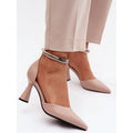Block heel pumps model 227802 Step in style - 37 - Beige